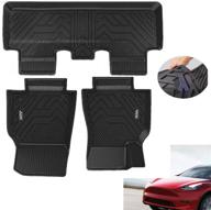 floor mats compatible 2021tesla model logo