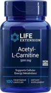 💪 улучшите энергию и когнитивные функции с acetyl l carnitine 500 мг life extension 100 vcaps логотип