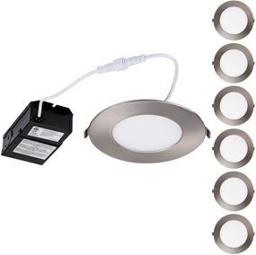 img 4 attached to TORCHSTAR 6 Inch LED Recessed Lights With J-Box E-Lite Series