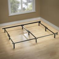 zinus michelle compack 9-leg bed frame: прочная поддержка для полного бортика и матраса в элегантном черном дизайне (az-sbf-07f) логотип