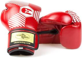 img 2 attached to Optimized for SEO: Cheerwing Pro Boxing Gloves 🥊 for Sparring, Kickboxing, Muay Thai, Punching Bag & Combat Training