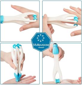 img 3 attached to 👐 Kimihome Thumb Massager: Dual-Sided Hand Massage Roller Tool for Stress and Hand Pain Relief - 2-in-1 Finger Roller, 2 Self Massage Tools, Thumb Savers Included