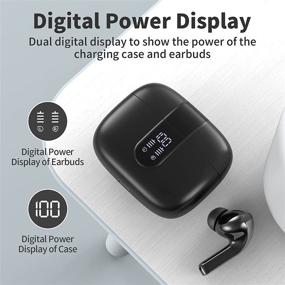 img 2 attached to 🎧 Tagry True Wireless Earbuds: Power Display, Charging Case & Mic - Ultimate Audio Solution