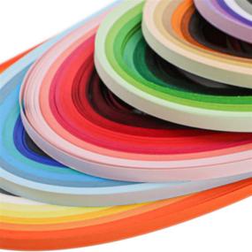 img 1 attached to 🌈 JoyPlus Paper Kits - 720 Strips in 36 Vibrant Colors (3mm x 54cm, 6 Sets) - Premium Quilling Paper Strips Set - Ideal Quilling Kit Supplies