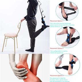 img 3 attached to Plantar Fasciitis Stretching Device Strap