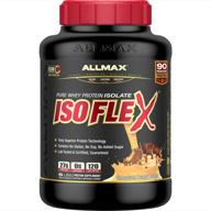 🍫 allmax nutrition - isoflex сывороточный протеин в порошке, вкус шоколадно-арахисового масла, высокобелковая добавка, 5 фунтов логотип