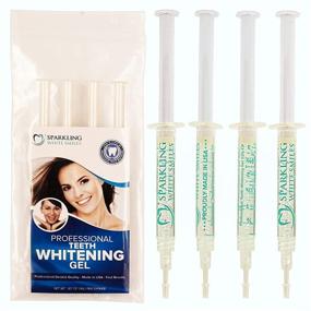 img 3 attached to 🌟 Sparkling White Smiles: Premium Essence Teeth Whitening Gel Syringes 35% Mint - Fast, Effective, Low Sensitivity - Achieve Dazzling Results
