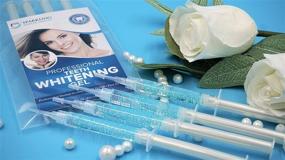 img 1 attached to 🌟 Sparkling White Smiles: Premium Essence Teeth Whitening Gel Syringes 35% Mint - Fast, Effective, Low Sensitivity - Achieve Dazzling Results