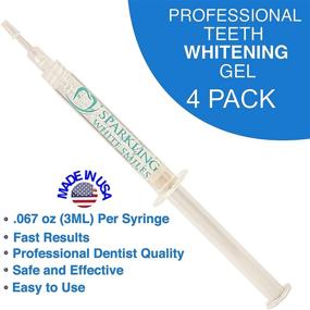img 2 attached to 🌟 Sparkling White Smiles: Premium Essence Teeth Whitening Gel Syringes 35% Mint - Fast, Effective, Low Sensitivity - Achieve Dazzling Results