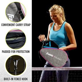 img 1 attached to 🎾 Franklin Pickleball-x Single Paddle Carry Bag - The Ultimate Bag for US Open Tournament