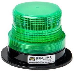 img 1 attached to Wolo (3367P-G) Bright Star Emergency Warning Strobe Light - Green Lens