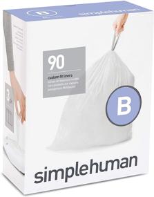 img 4 attached to 🗑️ simplehuman Custom Fit Drawstring Trash Bags, 6L / 1.6 Gallon, White, 90 Count