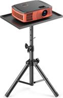 🖥️ amada foldable laptop tripod stand - adjustable height & multifunctional for dj racks, projector stand - ideal for office, home, stage, or studio use - amps01 logo