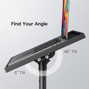 img 3 attached to 🖥️ Amada Foldable Laptop Tripod Stand - Adjustable Height & Multifunctional for DJ Racks, Projector Stand - Ideal for Office, Home, Stage, or Studio Use - AMPS01