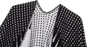 img 2 attached to Womens Shawls Poncho Printed Cardigans Women's Accessories and Scarves & Wraps