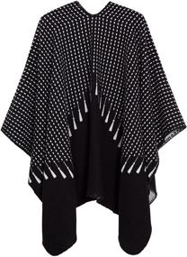 img 3 attached to Womens Shawls Poncho Printed Cardigans Women's Accessories and Scarves & Wraps