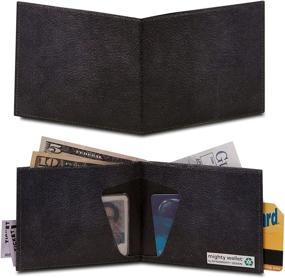 img 3 attached to Mighty Wallet Mens Anole Black