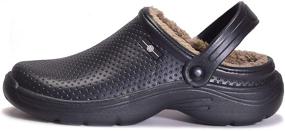 img 3 attached to 👞 Womens Waterproof Slippers: Comfortable Outdoor Men's Shoes in Mules & Clogs