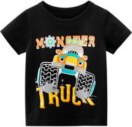 👶 kancool toddler boys t-shirt - short sleeve baby tee for everyday wear, crewneck, 100% cotton logo