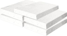 img 4 attached to 🧱 SIMOND STORE Insulating Fire Bricks, 2500F Rated 1.25"x4.5"x9" Soft IFB for Forge, Jewelry Soldering Block & Garden - Pack of 5 Bricks