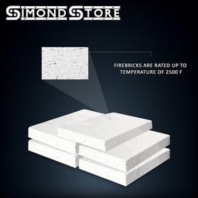 img 3 attached to 🧱 SIMOND STORE Insulating Fire Bricks, 2500F Rated 1.25"x4.5"x9" Soft IFB for Forge, Jewelry Soldering Block & Garden - Pack of 5 Bricks
