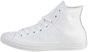 img 2 attached to 👟 Классические кеды Converse Chuck Taylor из кожи в монохроме: вечный стиль и премиальное качество