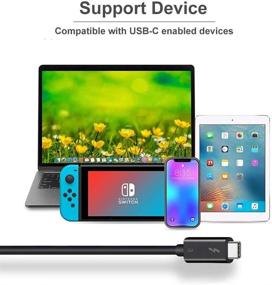 img 1 attached to 💨 High-Speed Thunderbolt 3 Cable: 40Gbps Data Transfer, 100W Charging for 5K @60Hz Display, MacBooks, Dell, SSD, eGPU, Docking Station (2.6ft)