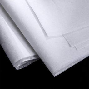 img 3 attached to 🧵 High-Quality White Fusible Interfacing: 3 Pieces, Lightweight & Non-Woven Polyester, 20 Inch x 3 Yards