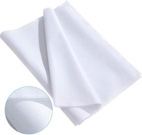 img 4 attached to 🧵 High-Quality White Fusible Interfacing: 3 Pieces, Lightweight & Non-Woven Polyester, 20 Inch x 3 Yards