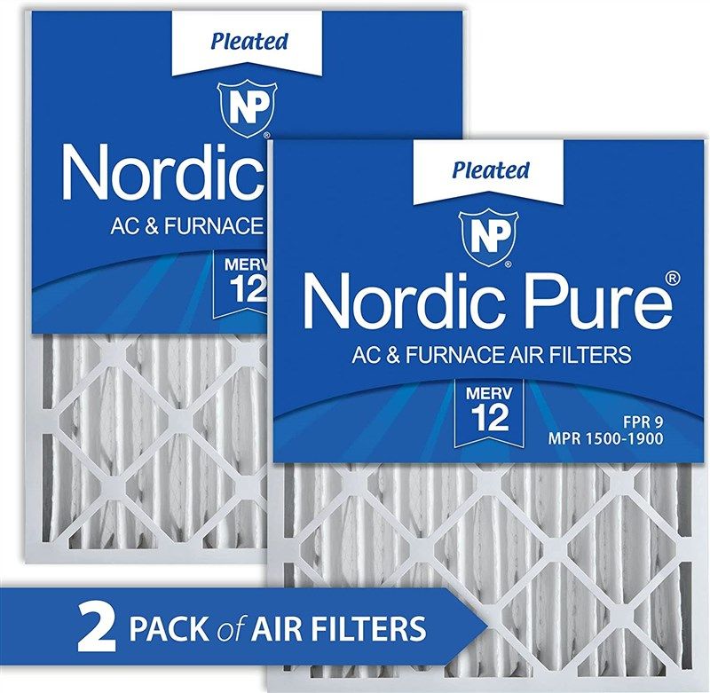 nordic pure 20x25x4 pleated furnace 로고