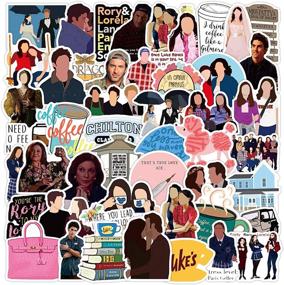img 2 attached to 🎉 Gilmore Girls Stickers - Set of 50 Vinyl Water-Resistant Decals for Laptop, Skateboard, Bumper Cars, and Computers - Cool Comedy TV Show Accessories for Teens and Adults
