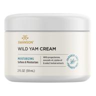 swanson wild yam cream: effective hormone support for menopause & perimenopause in women's health - 2 fl ounce (59 ml) cream logo