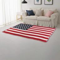 reversible soft woven cotton american flag throw blanket - maynest vintage usa military print knit tapestry rug with large tassels - ideal for chair, recliner, loveseat, couch, sofa cover (large: 91x71) logo