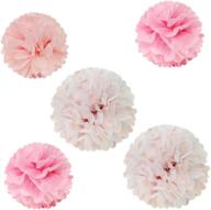 wrapables pom poms tissue pink логотип