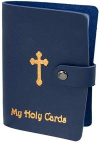 img 2 attached to 🔖 Stamped Design Men's Wallets, Card Cases & Money Organizers: Religious Cards Holder Accessories