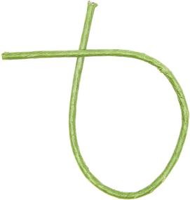 img 3 attached to Vibrant Floral Flower Wire Stems: 6 Gauge, 16 Inch, Green (50 Count) - Wrapped for Enhanced Durability