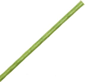 img 1 attached to Vibrant Floral Flower Wire Stems: 6 Gauge, 16 Inch, Green (50 Count) - Wrapped for Enhanced Durability