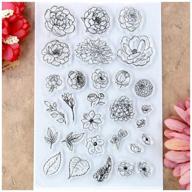 creative card making: exquisite flowers leaves clear stamps for diy scrapbooking and decorations logo