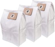 🧹 ovo central vacuum triple layer disposable filtration bags, 22.5l/ 5.81 gal. for ovo-700st-35h, 22.5 l, white by nadair логотип