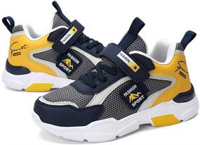 img 2 attached to 👟 Lightweight Non-Slip Casual Boys' Shoes: Breathable Sneakers for Enhanced Comfort