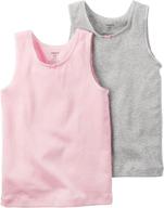 👚 carter's set of 2 little girls' cotton tees logo