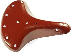 img 3 attached to AUKMONT Vintage Classic Comfort Leather Bicycle Bike Cycling Saddle Seat - Brown