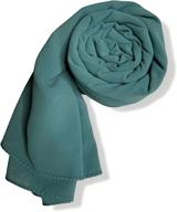 luxury chiffon hijab women scarf women's accessories logo