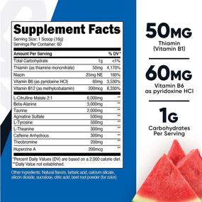 img 3 attached to Power-Up Your Workout with Nutricost Pre-Workout Complex Powder in Refreshing Watermelon Flavor (60 Servings)