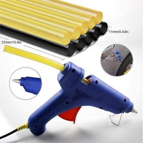 img 2 attached to 100W Manelord Glue Gun with High Adhesion - Includes 10Pcs Hot Glue Sticks for Car Dent Repair, Home Improvement, Quick Fixes, and DIY Small Craft Projects