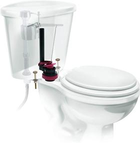 img 2 attached to 💪 Upgrade Your Toilet's Flushing Power with Fluidmaster 507AKP7 PerforMAX Universal Repair Kit: 2-Inch Valve, Gasket, and Bolts Included