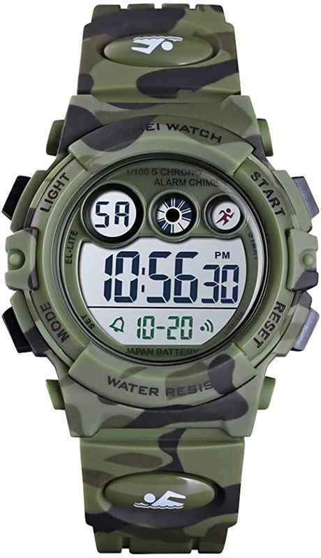 cakcity watches waterproof stopwatch military 로고