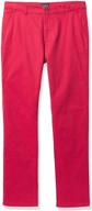 stretch hampton red boys' clothing and pants by children's place uniform logo