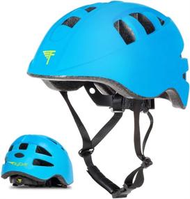 img 4 attached to 🚲 Premium Adjustable Flybar Kids Helmet for Bike, Skateboard, Scooter, BMX - Ages 3 to 14