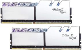img 3 attached to 💎 G.Skill Trident Z Royal Silver 32GB DDR4 3200 CL16-18-18-38 Desktop Memory - F4-3200C16D-32GTRS